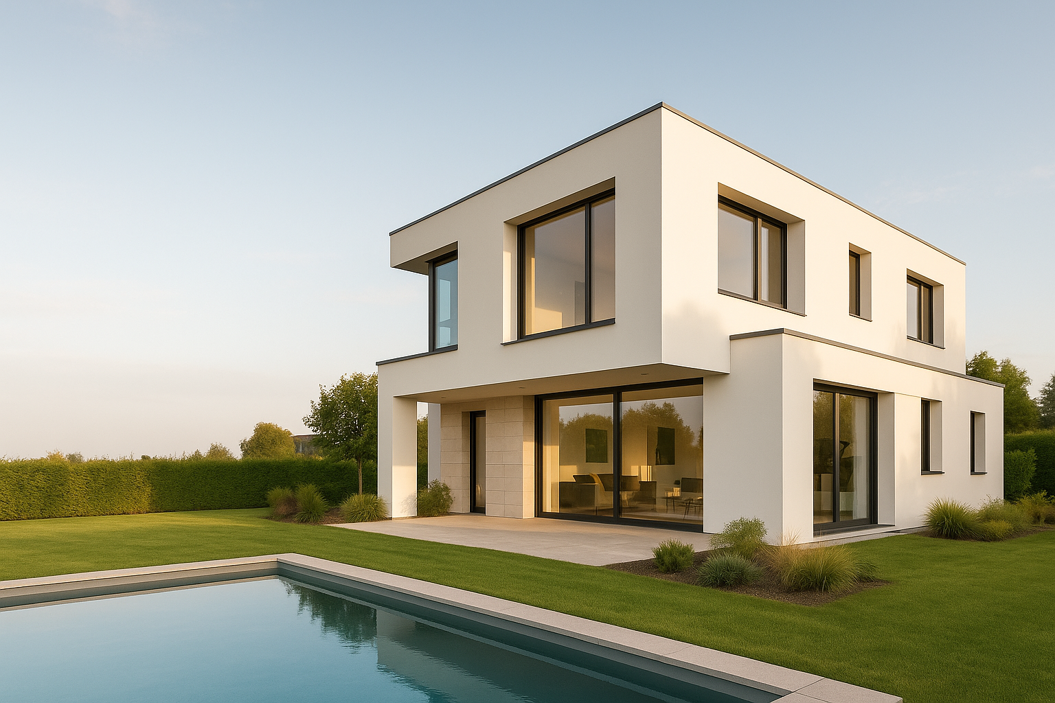 Moderne Luxusimmobilie mit Pool